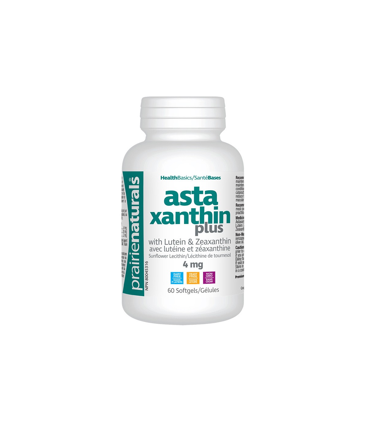 Astaxanthin Plus 4 mg Astaxanthin, Lutein, Zeaxanthin 60 Softgels | Safest & Easiest Shopping Vitamins Online | VITASHOP