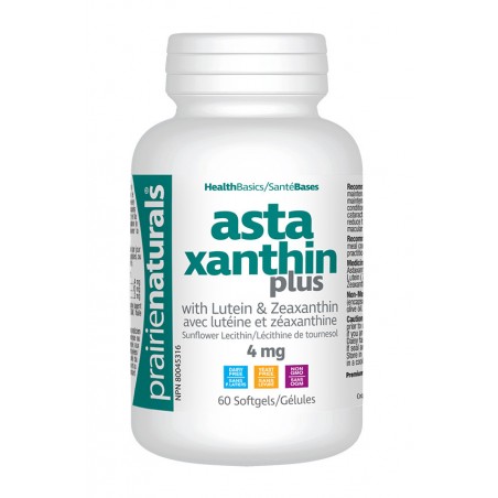 Astaxanthin Plus 4 mg Astaxanthin, Lutein, Zeaxanthin 60 Softgels | Safest & Easiest Shopping Vitamins Online | VITASHOP