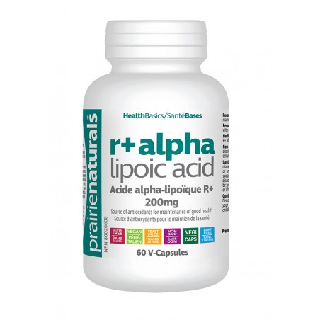 Prairie Naturals R(+) Alpha Lipoic Acid 200 mg 60 Vegi Capsules | Unbeatable Prices, Daily Deals | VITASHOP