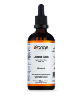 Orange Naturals Lemon Balm Tincture 100 ml | Unbeatable Prices, Daily Deals | VITASHOP