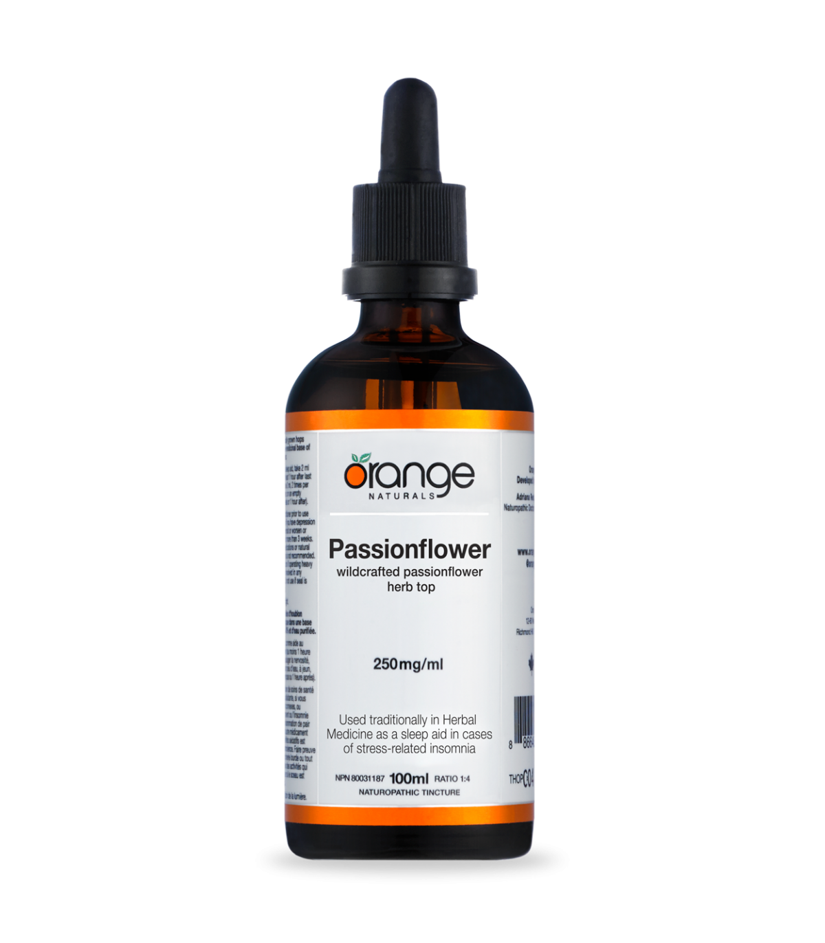 Orange Naturals Passionflower Tincture 100 ml | Unbeatable Prices, Daily Deals | VITASHOP