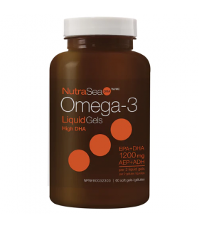 NutraSea NutraSea DHA Liquid Gels Fresh Mint 60 Softgels | Unbeatable Prices, Daily Deals | VITASHOP