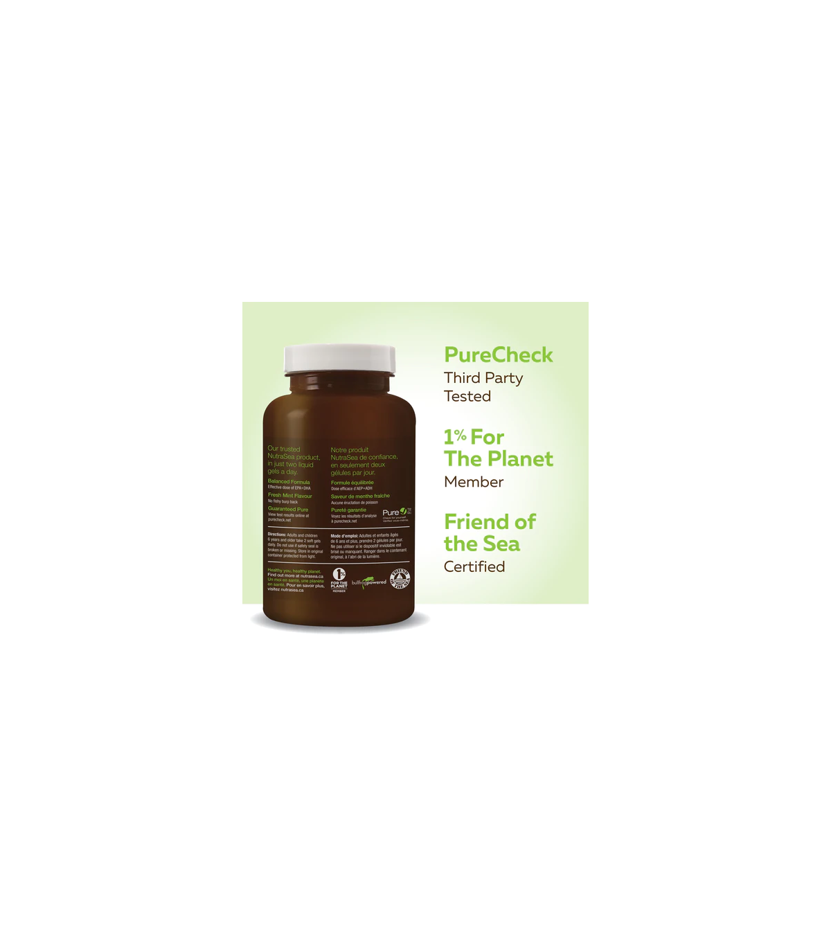 NutraSea 누트라씨 NutraSea 젤 프레쉬 민트 100 소프트젤 | 매일 업데이트되는 특가 상품 | VITASHOP