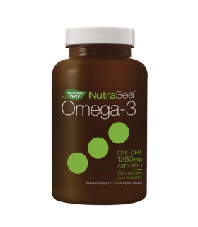 NutraSea DHA Liquid Gels Fresh Mint 60 Softgels | Safest & Easiest Shopping Vitamins Online | VITASHOP