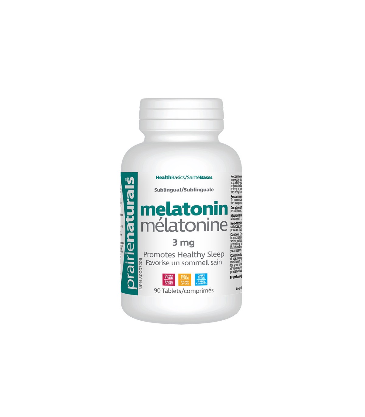 Prairie Naturals Sublingual Melatonin 3 mg 90 Tablets | Unbeatable Prices, Daily Deals | VITASHOP