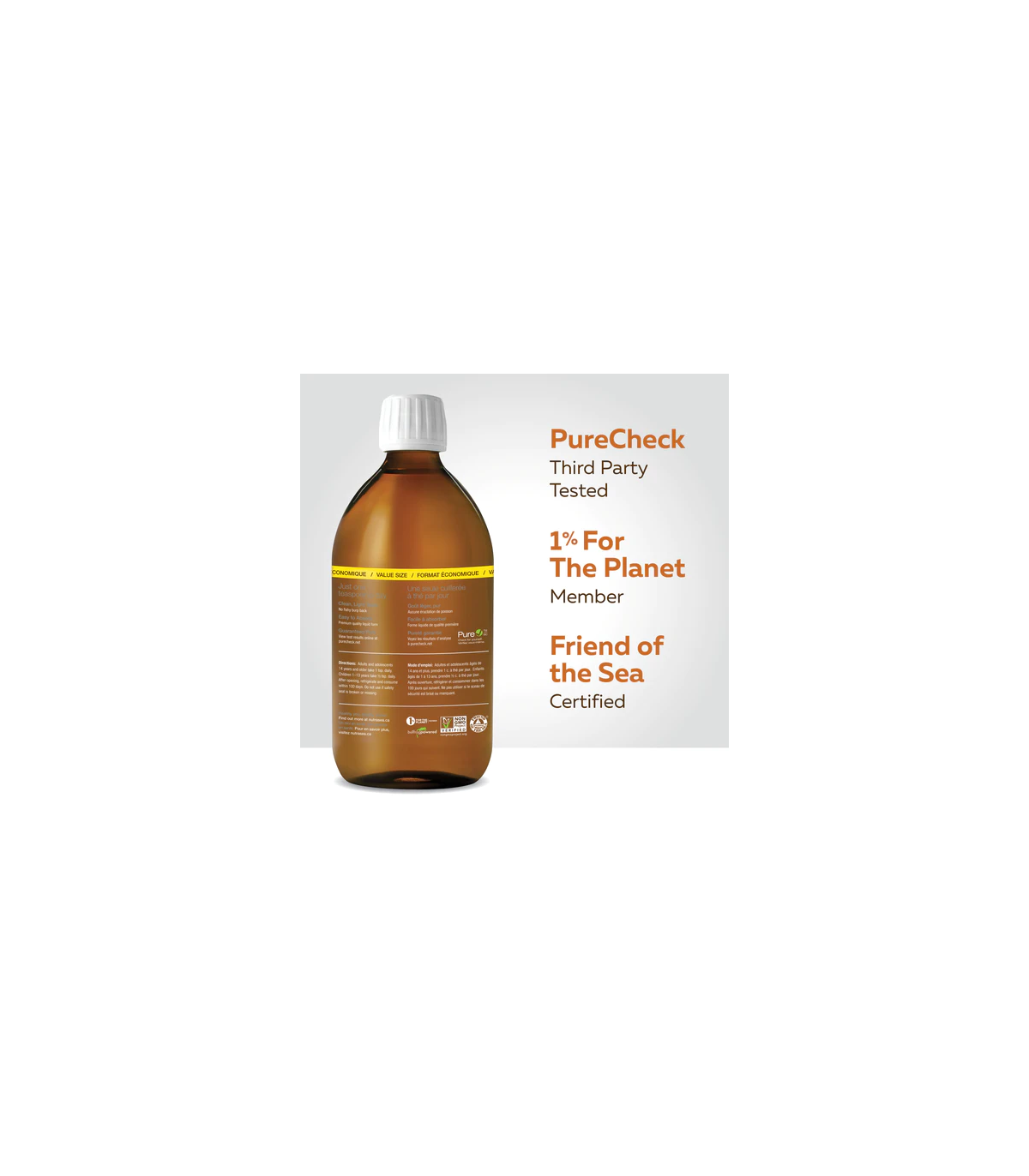 NutraSea NutraSea+D Grapefruit Tangerine 500 ml | Unbeatable Prices, Daily Deals | VITASHOP