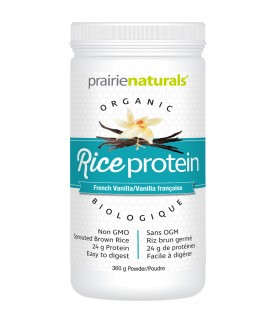 Prairie Naturals Organic Sprouted Brown Rice Protein, French Vanilla 360 g | 每天不同折扣, 全网最低价格 | 种类齐全的保健品店铺 VITASHOP, 只有你想不到, 没有你买不