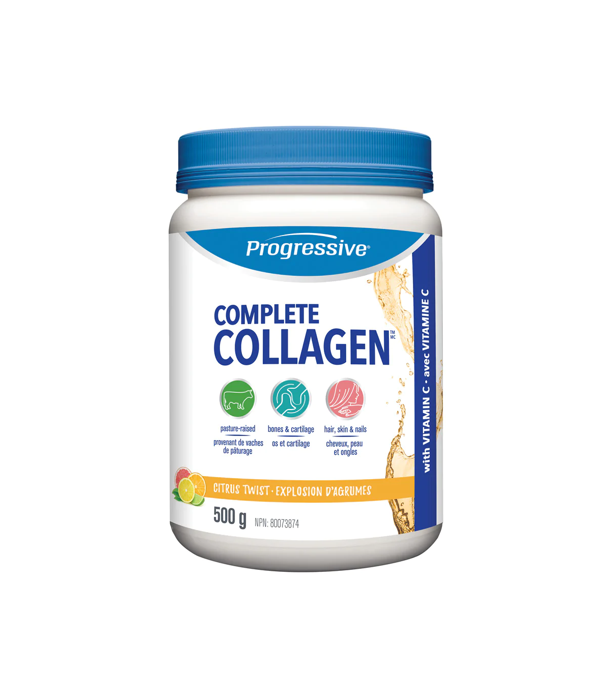 Progressive Nutritionals Complete Collagen Citrus Twist 500 g | 每天不同折扣, 全网最低价格 | 种类齐全的保健品店铺 VITASHOP, 只有你想不到, 没有你买不到 !