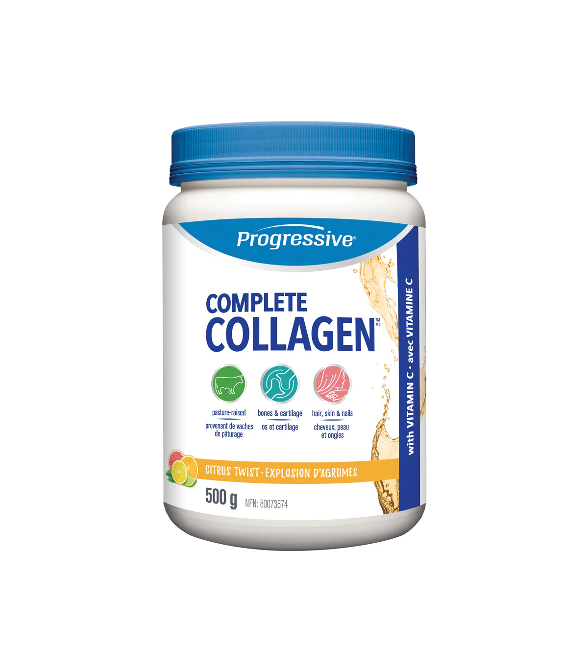 Progressive Nutritionals Complete Collagen Citrus Twist 500 g | 每天不同折扣, 全网最低价格 | 种类齐全的保健品店铺 VITASHOP, 只有你想不到, 没有你买不到 !
