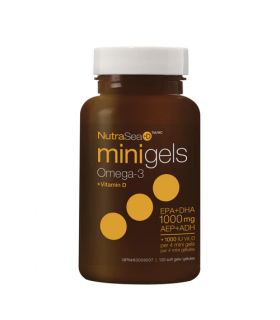 NutraSea 누트라씨 NutraSea +D 미니 젤 프레시 민트 120 소프트젤 | 매일 업데이트되는 특가 상품 | VITASHOP