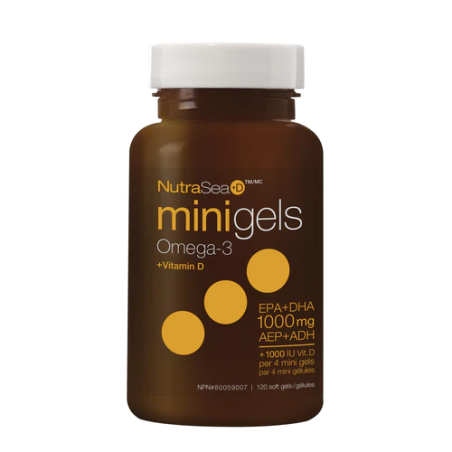NutraSea+D Mini Gels Fresh Mint 120 Softgels | Safest & Easiest Shopping Vitamins Online | VITASHOP
