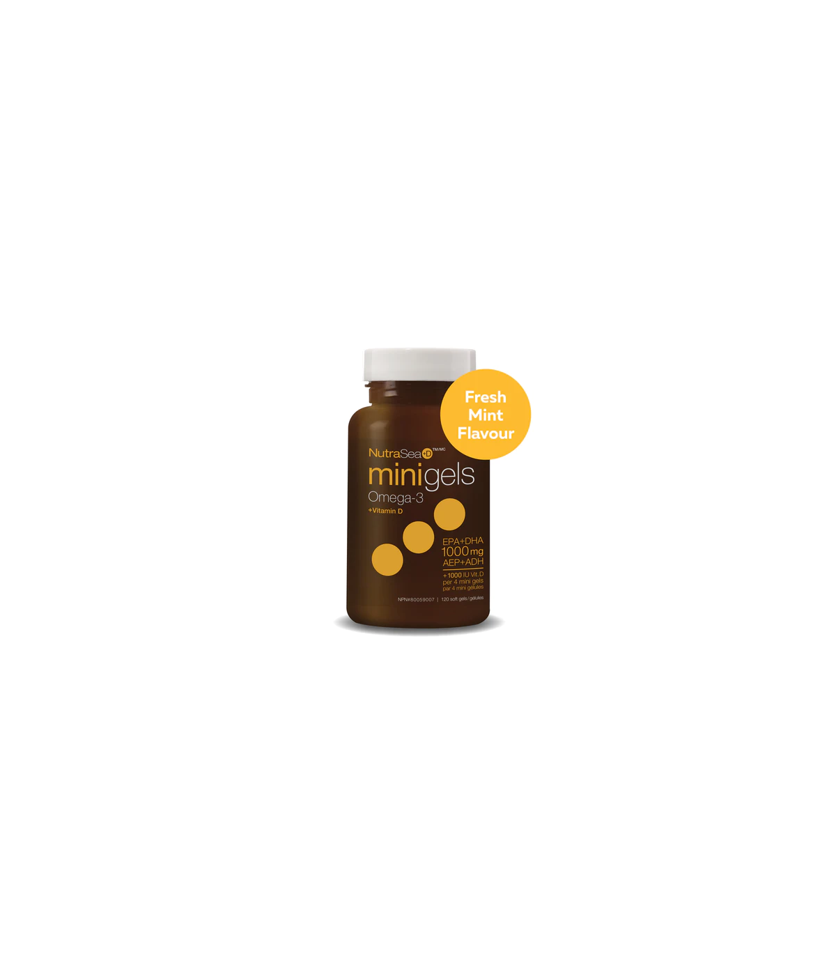 NutraSea+D Mini Gels Fresh Mint 120 Softgels | Safest & Easiest Shopping Vitamins Online | VITASHOP