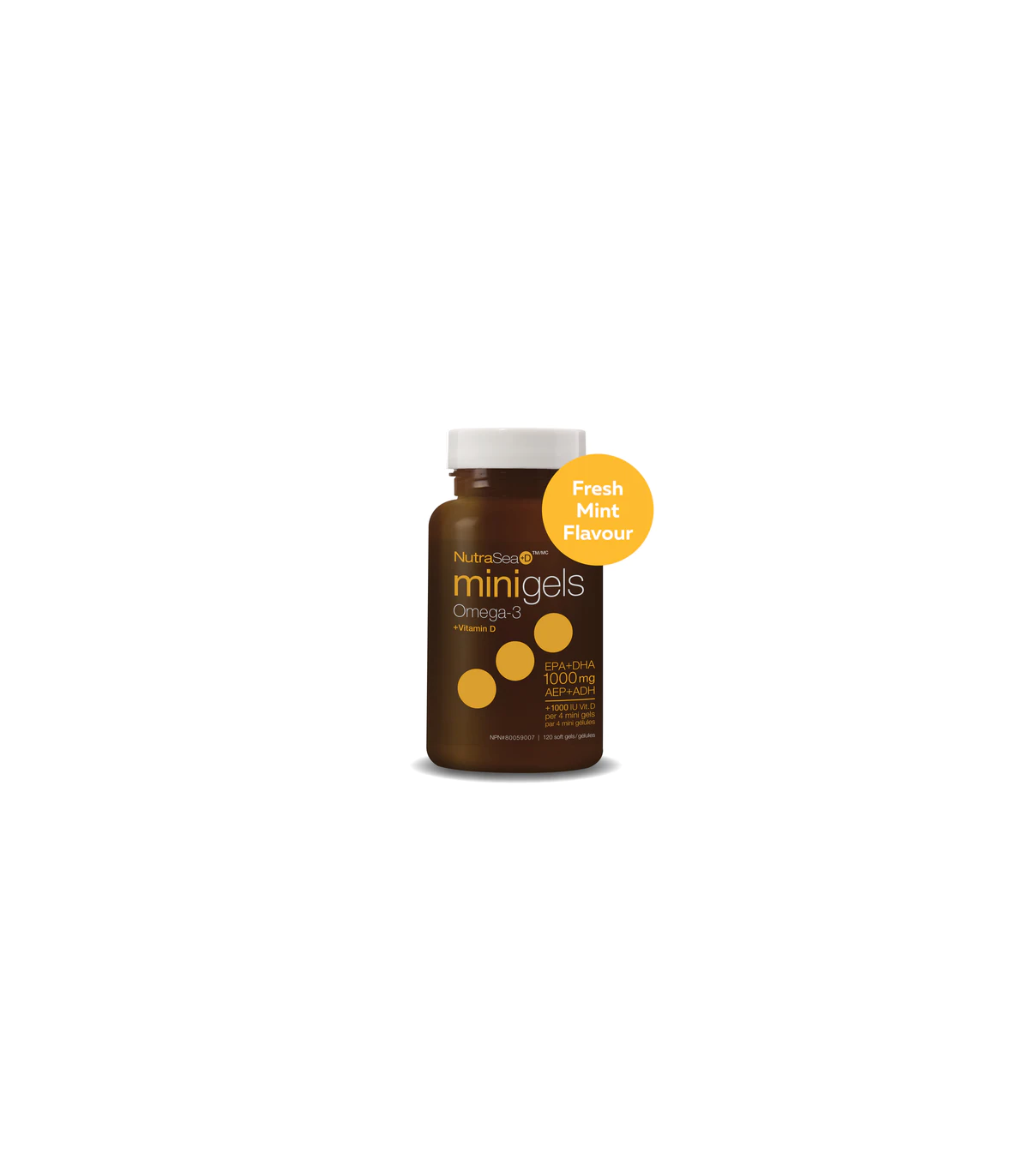 NutraSea+D Mini Gels Fresh Mint 120 Softgels | Safest & Easiest Shopping Vitamins Online | VITASHOP