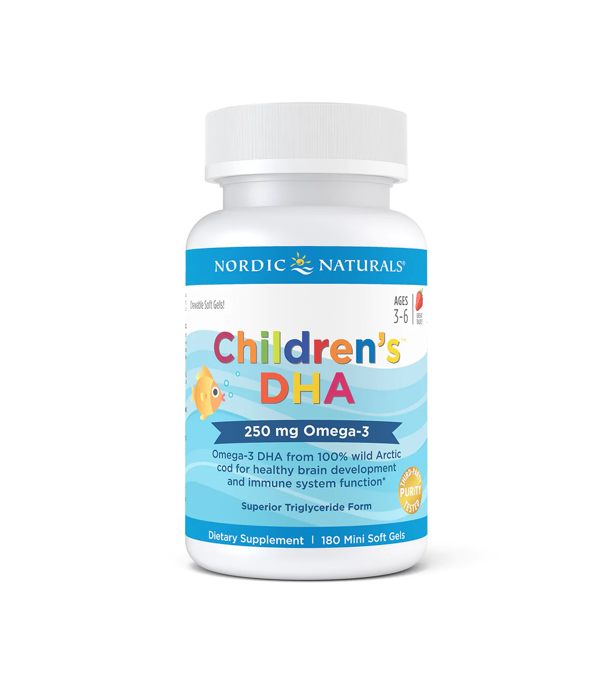 Nordic Naturals 노르딕 내추럴스 어린이용 DHA, 딸기 180 소프트젤 | 매일 업데이트되는 특가 상품 | VITASHOP