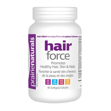 Prairie Naturals Hair-Force Multiple Vitamins, Minerals, Co-Factors for Healthy Hair 90 Softgels | Unbeatable Prices, Daily Deal