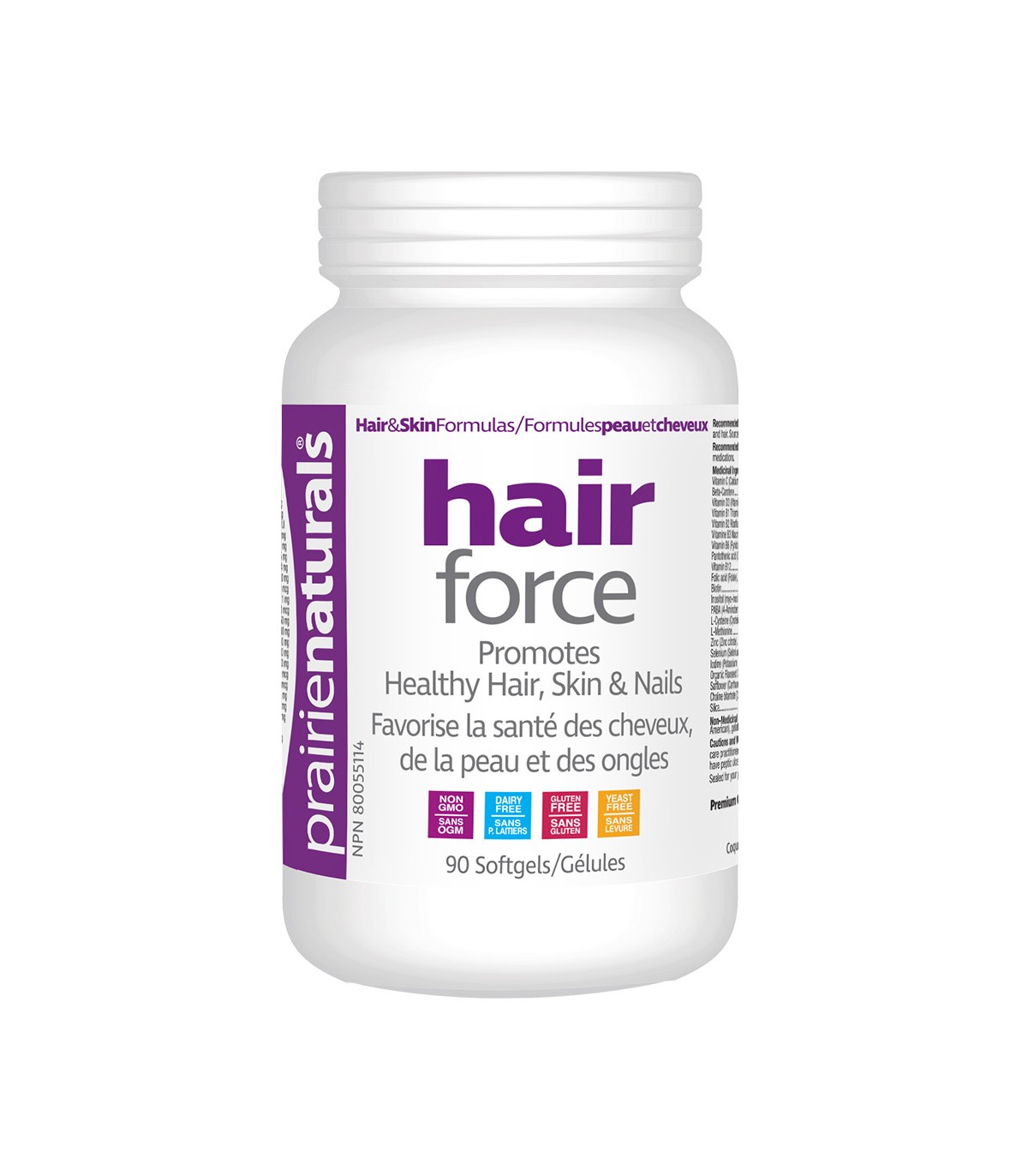 Prairie Naturals Hair-Force Multiple Vitamins, Minerals, Co-Factors for Healthy Hair 90 Softgels | Unbeatable Prices, Daily Deal