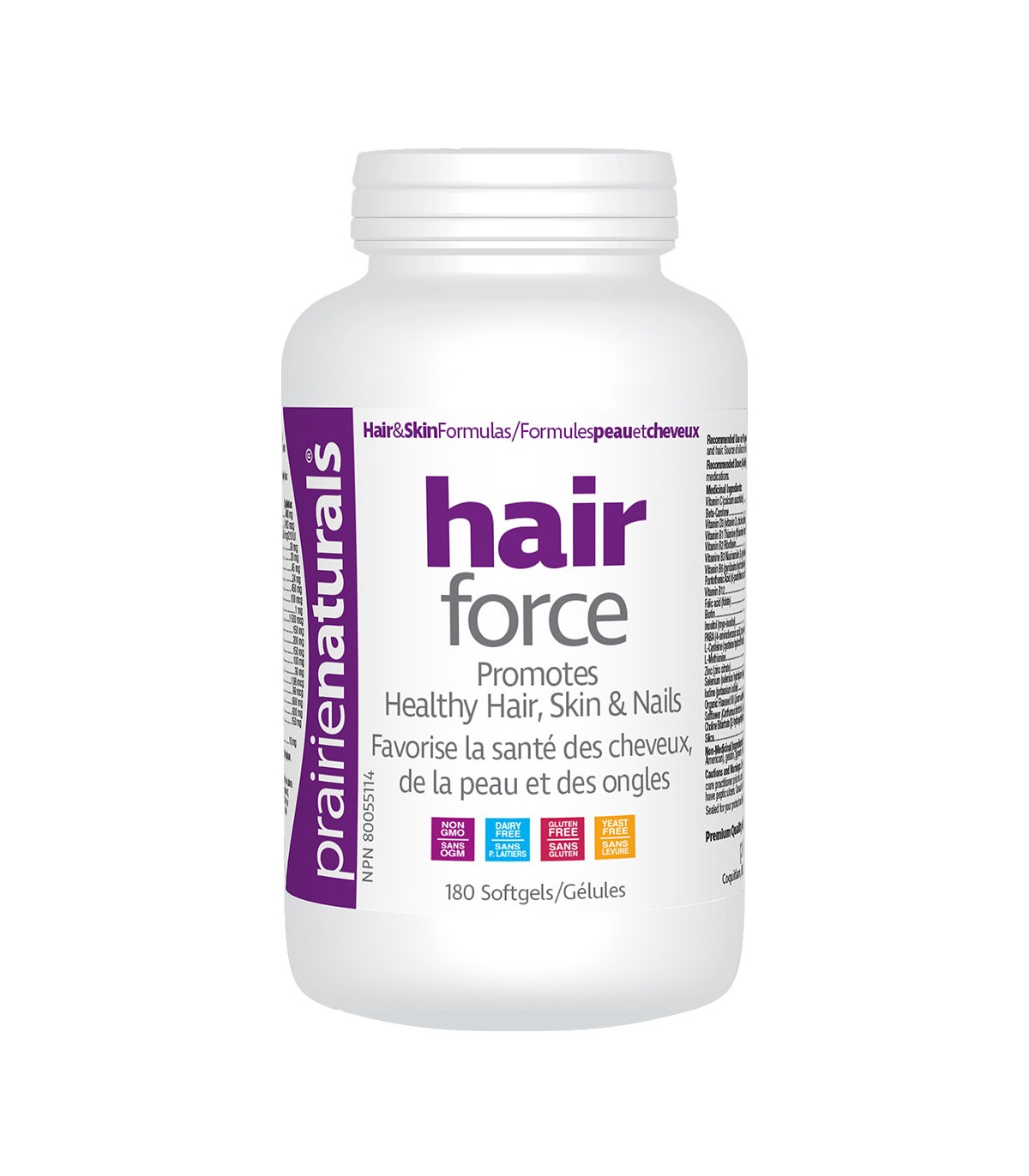 Prairie Naturals Hair-Force Multiple Vitamins, Minerals, Co-Factors for Healthy Hair 180 Softgels | Unbeatable Prices, Daily Dea