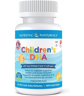 Children's DHA, Strawberry 90 Softgels | Safest & Easiest Shopping Vitamins Online | VITASHOP
