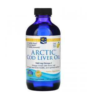 Nordic Naturals Cod Liver Oil, Lemon 237 ml | Unbeatable Prices, Daily Deals | VITASHOP