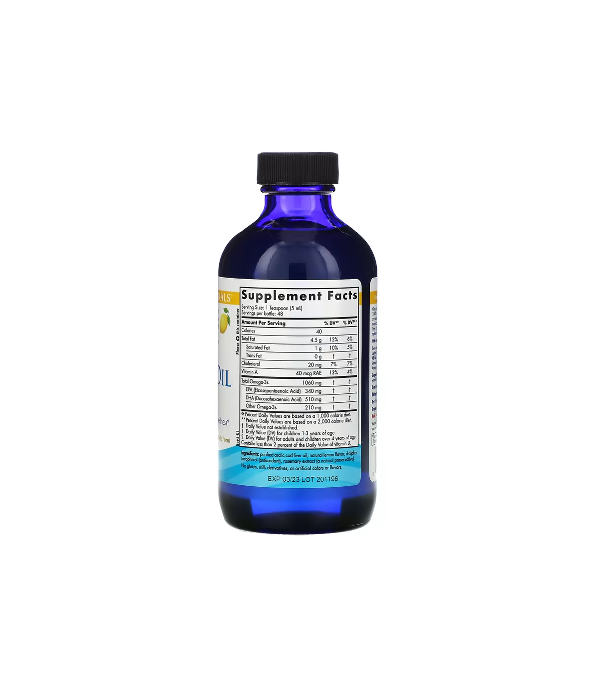 Nordic Naturals Cod Liver Oil, Lemon 237 ml | 每天不同折扣, 全网最低价格 | 种类齐全的保健品店铺 VITASHOP, 只有你想不到, 没有你买不到 !