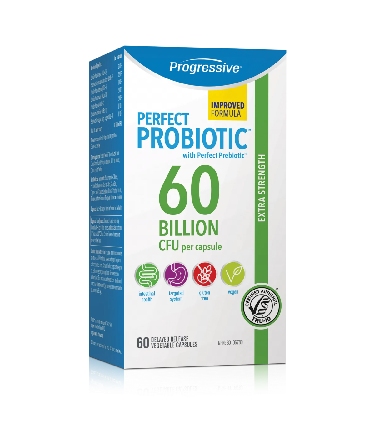 Progressive Perfect Probiotic 60B 60 Capsules | Safest & Easiest Shopping Vitamins Online | VITASHOP