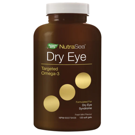 NutraSea Dry Eye Mint 120 Softgels | Safest & Easiest Shopping Vitamins Online | VITASHOP