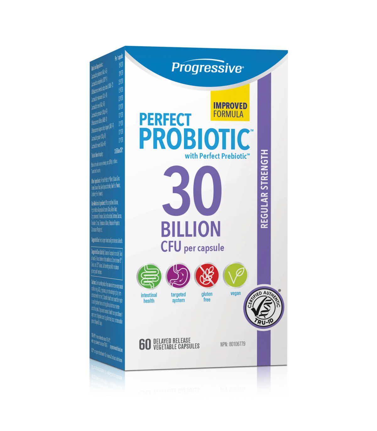 Progressive Nutritionals Progressive Perfect Probiotic 30B 60 Capsules | 每天不同折扣, 全网最低价格 | 种类齐全的保健品店铺 VITASHOP, 只有你想不到, 没有你买不到 !