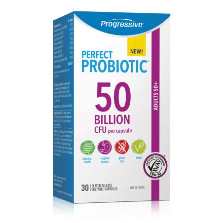 Progressive Nutritionals Progressive Perfect Probiotic Adult 50+ 50B 30 Capsules | Unbeatable Prices, Daily Deals | VITASHOP