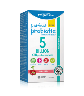 Progressive Perfect Probiotic Kids 5B 60 Chewable Tablets | Safest & Easiest Shopping Vitamins Online | VITASHOP