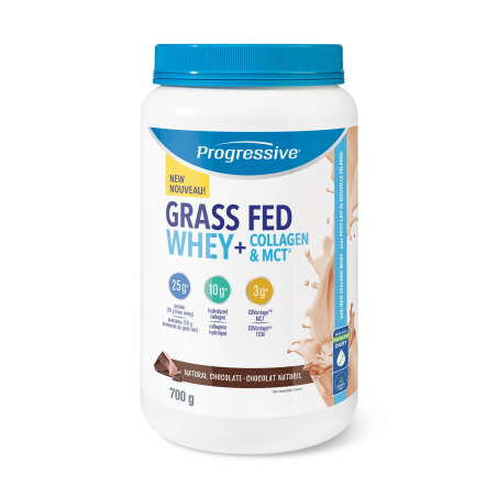 Progressive Nutritionals 프로그레시브 뉴트리션스 유장 + 콜라겐 및 MCT 초콜릿 700g | 매일 업데이트되는 특가 상품 | VITASHOP
