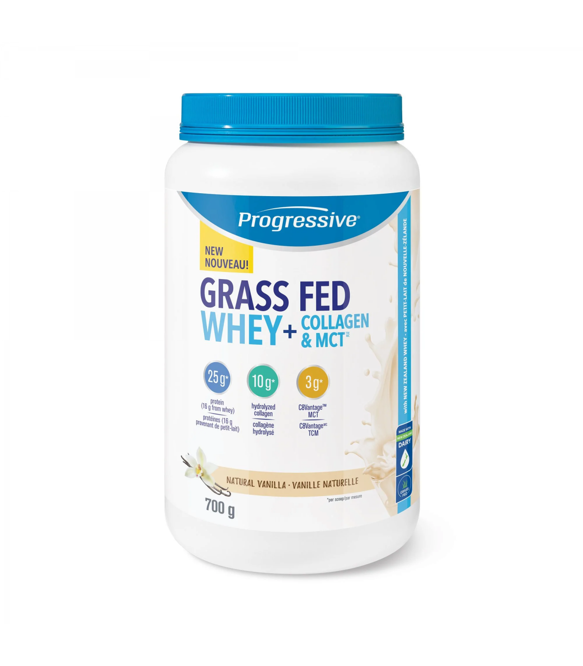 Progressive Nutritionals Whey + Collagen & MCT Vanilla 700 g | Unbeatable Prices, Daily Deals | VITASHOP