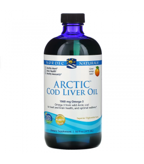 Nordic Naturals Cod Liver Oil, Orange 473 ml | Unbeatable Prices, Daily Deals | VITASHOP