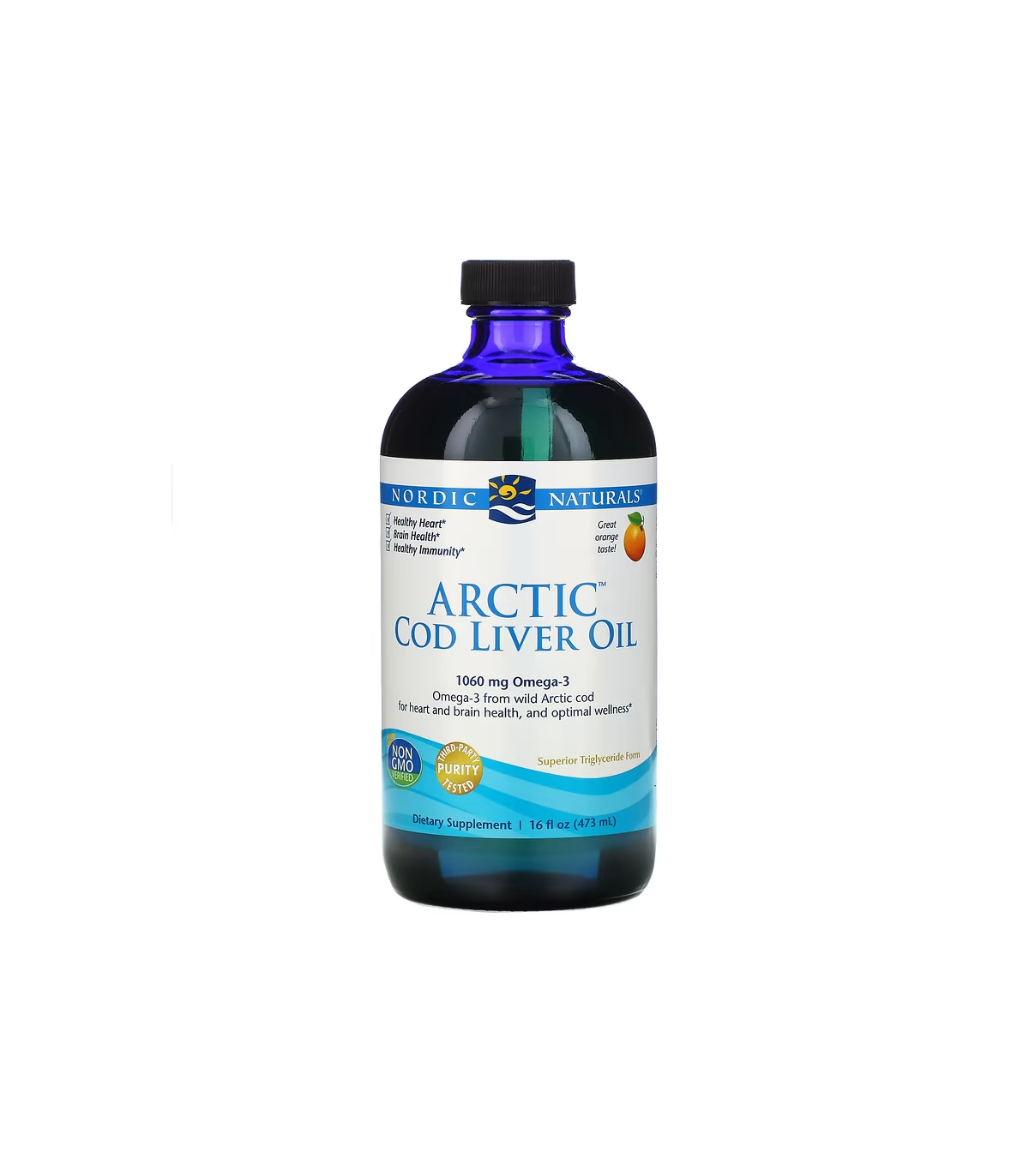 Nordic Naturals Cod Liver Oil, Orange 473 ml | Unbeatable Prices, Daily Deals | VITASHOP