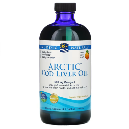 Nordic Naturals Cod Liver Oil, Orange 473 ml | Unbeatable Prices, Daily Deals | VITASHOP