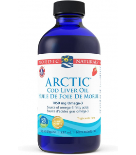 Nordic Naturals Cod Liver Oil, Strawberry 237 ml | Unbeatable Prices, Daily Deals | VITASHOP