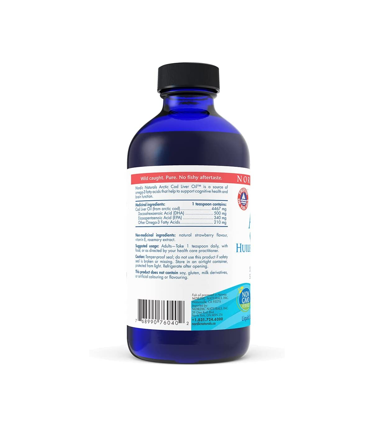 Nordic Naturals 노르딕 내추럴스 대구 간유, 딸기 237ml | 매일 업데이트되는 특가 상품 | VITASHOP
