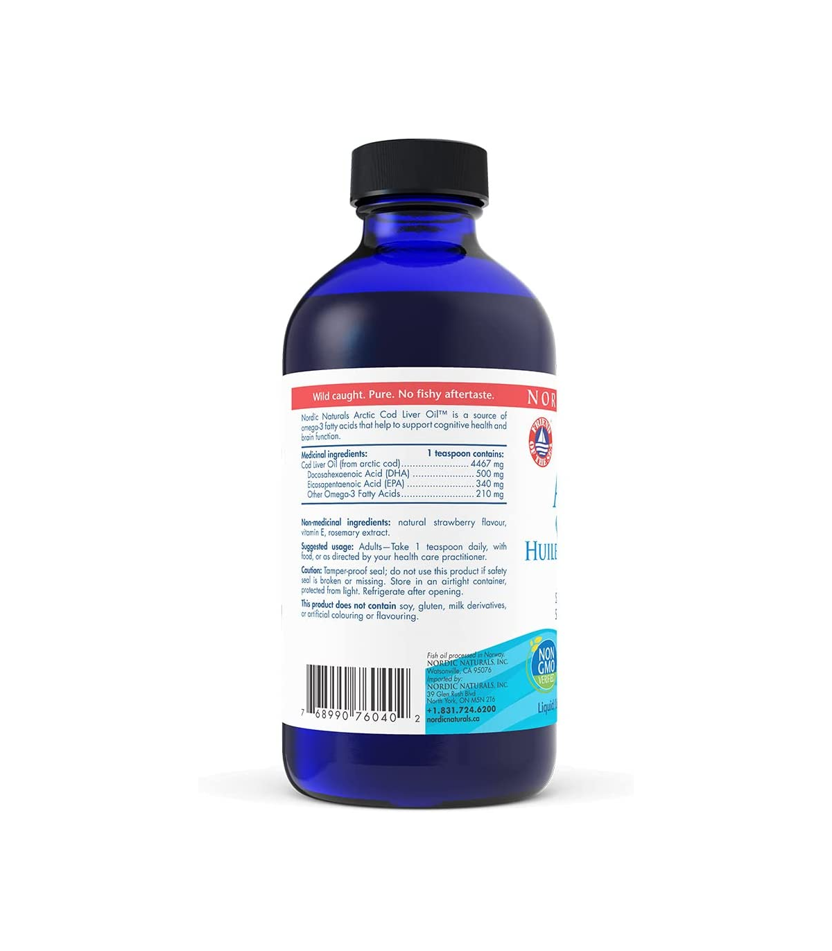 Nordic Naturals 노르딕 내추럴스 대구 간유, 딸기 237ml | 매일 업데이트되는 특가 상품 | VITASHOP