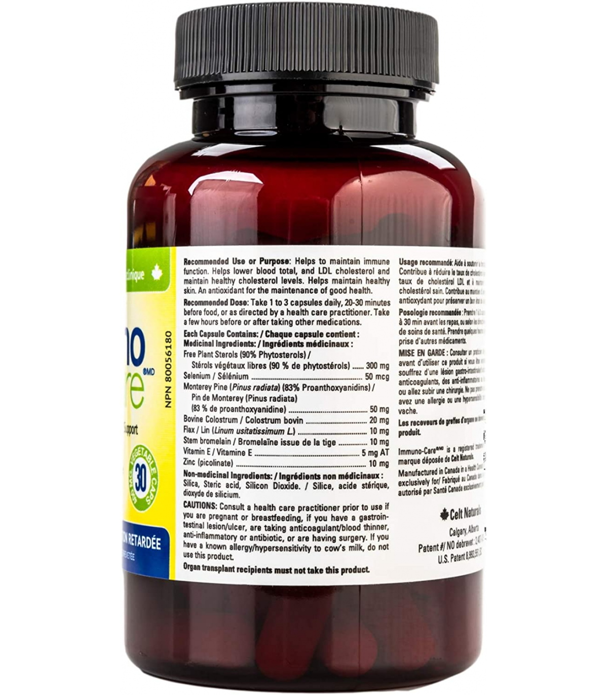 Celt Naturals ImmunoCare 60 素食胶囊 | 无与伦比的价格，每日优惠 | VITASHOP