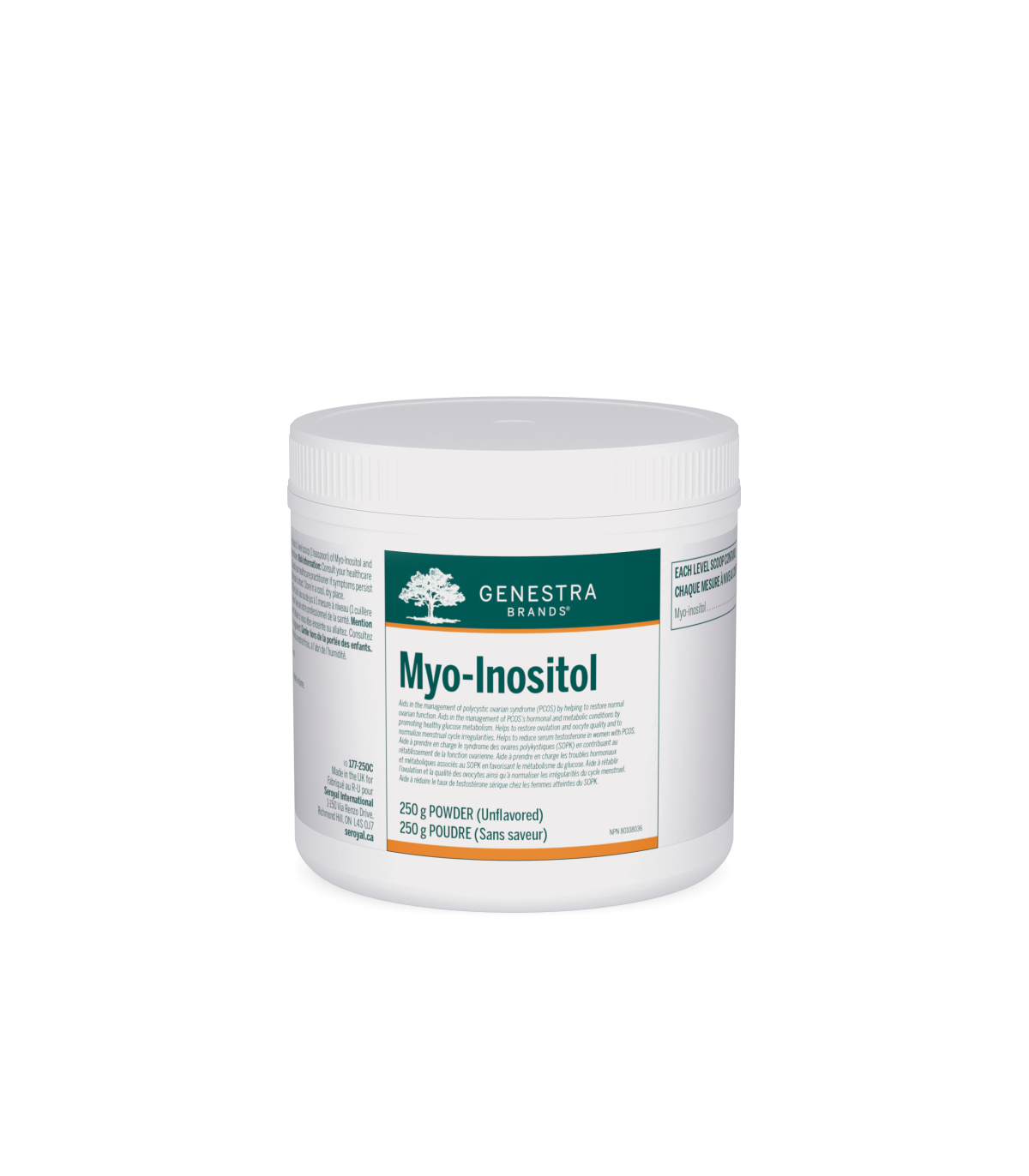 Genestra Myo-Inositol 250 g | 每天不同折扣, 全网最低价格 | 种类齐全的保健品店铺 VITASHOP, 只有你想不到, 没有你买不到 !