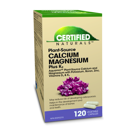Certified Naturals 서티파이드 내추럴스 Cal-Mag 120 식물성 캡슐 | 매일 업데이트되는 특가 상품 | VITASHOP