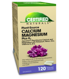 Certified Naturals 서티파이드 내추럴스 Cal-Mag 120 식물성 캡슐 | 매일 업데이트되는 특가 상품 | VITASHOP