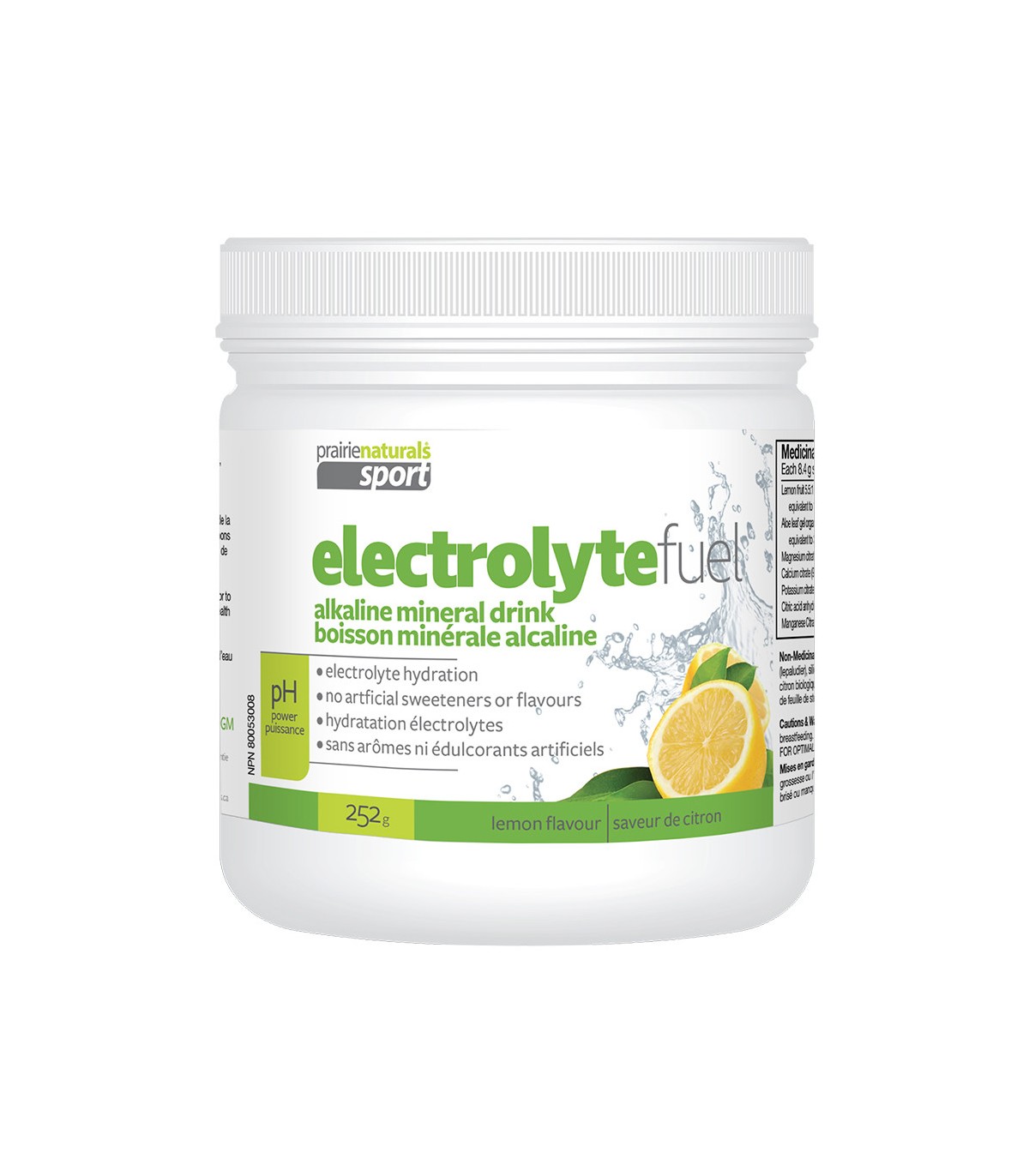 Prairie Naturals Electrolyte Fuel pH Balanced Lemon, Aloe & Mineral Drink Mix 252 g | 每天不同折扣, 全网最低价格 | 种类齐全的保健品店铺 VITASHOP, 只有你想
