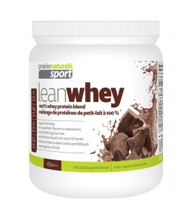 Prairie Naturals Lean Whey Chocolate Supreme Whey Protein Concentrate Blend 454 g | Unbeatable Prices, Daily Deals | VITASHOP