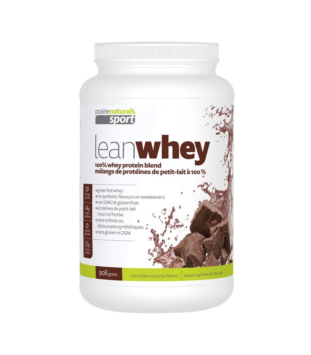 Lean Whey Chocolate Supreme Whey Protein Concentrate Blend 908 g | Safest & Easiest Shopping Vitamins Online | VITASHOP