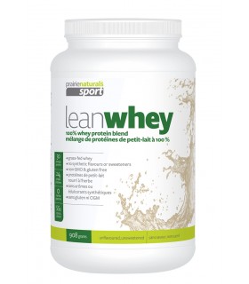 Prairie Naturals Lean Whey Unflavoured Unsweetened Whey Protein Concentrate Blend 908 g | Unbeatable Prices, Daily Deals | VITAS