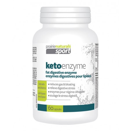 Prairie Naturals 프레리 내추럴스 KetoEnzyme Fat-Digesting Enzyme with Lipase Bile Salts 60 캡슐 | 매일 업데이트되는 특가 상품 | VITASHOP