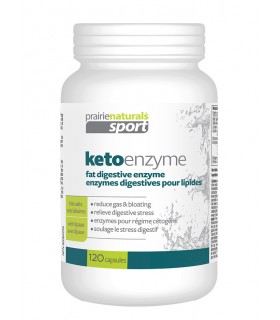 Prairie Naturals KetoEnzyme Fat-Digesting Enzyme with Lipase Bile Salts 120 Capsules | Unbeatable Prices, Daily Deals | VITASHOP