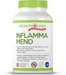HEALTHOLOGY INFLAMMA-MEND 60 Softgels | Unbeatable Prices, Daily Deals | VITASHOP