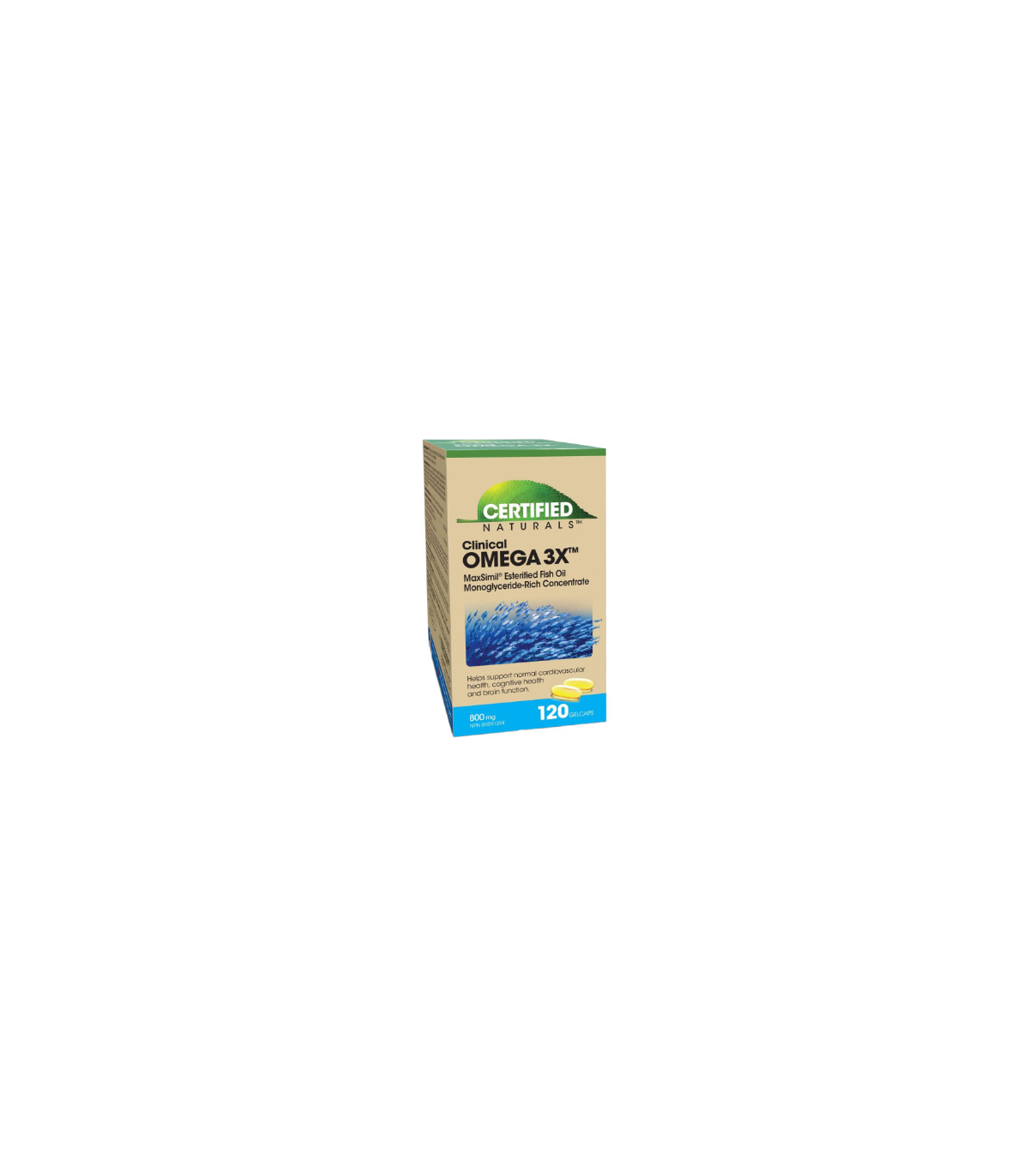 Certified Naturals Omega3 Fish Oil 120 Softgels | Unbeatable Prices, Daily Deals | VITASHOP