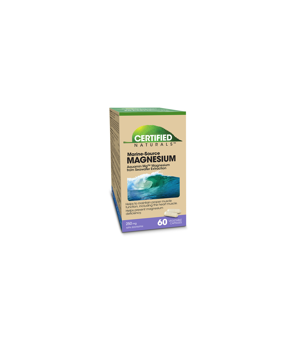 Certified Naturals Marine-Source Magnesium 60 Vegi Capsules | Unbeatable Prices, Daily Deals | VITASHOP